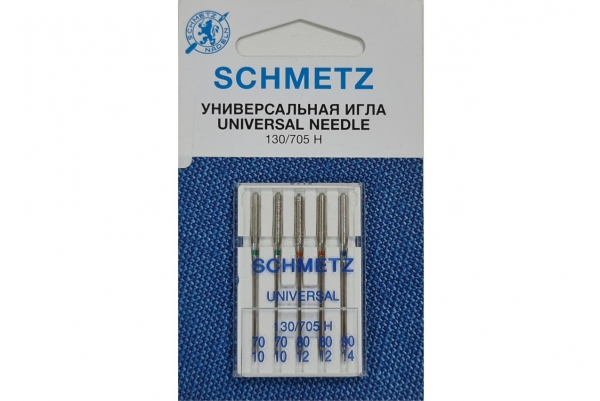 Иглы Schmetz универсальные (70x2, 80x2, 90x1), 5 шт в Калининграде