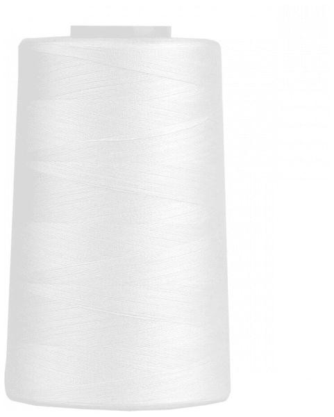Нитки Sewing Thread 40/2 5000 ярд. цвет - белый 100% п/э в Калининграде